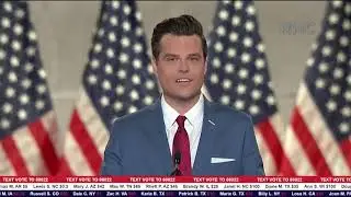 Congressman Matt Gaetz's full remarks at the GOP Convention