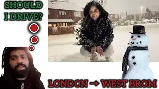 Heavy Snow Falls Again | Can I Make It Back to West Brom from London? #konkanivlogs #goanvlogger