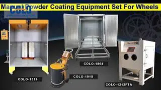 powder coating package equipment for sale- for wheels & rims powder coating