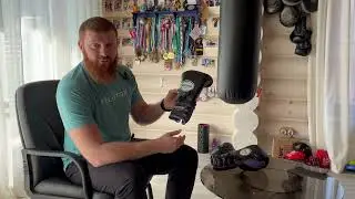 Training boxing gloves &ldquo;Russian Boxer&rdquo; laces ( review by David Golani &ldquo;red beard&rdquo;)