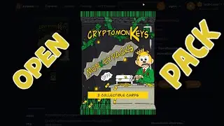 CryptomonKeys Open pack Monkey packs 1st edition