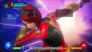 [MvCi] Black Widow - Hyper Command Grab combo w/ strange