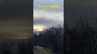 Cloudy Sunrise #sunrise