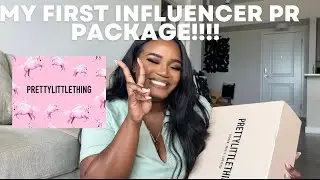 FIRST PR PACKAGE UNBOXING! | LATECIA X PRETTYLITTLETHING COLLECTION 🤍