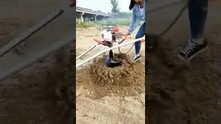 Hand push land drilling machine, drill anywhere super efficient