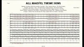 Score : All Marvel Theme Song Phase 1,2, and 3