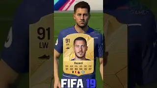 🇧🇪 EDEN HAZARD fifa evolution (09-25) #eafc25 #fc25 #fifa #hazard #chelsea #realmadrid