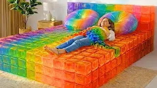 Which Crazy Bed Would You Choose? 😴🌙  | Ultimate Oddly Satisfying AI ASMR