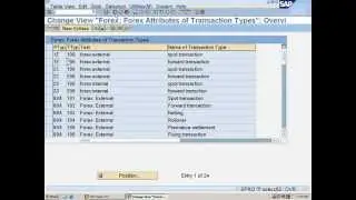 sap trm foreign exchange configuration -  flow types and product types