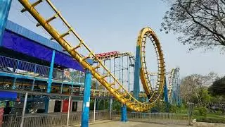Rollercoster people park myanmar