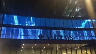 Waterfall LED Video Display Screen, creative LED video wall price, digital signage cost,LED sign