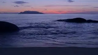 Sunset at the beach Time Lapse