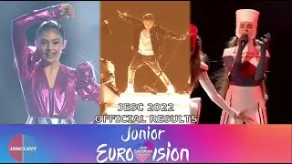 THE OFFICIAL RESULTS OF JUNIOR EUROVISION 2022