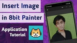 How to Insert Images in 8bit Painter app