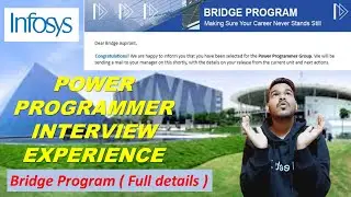 Infosys Power Programmer Interview Experience || Bridge Program || Specialist Programmer