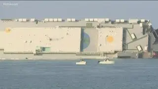 Why did a ship the size of a 70-story building capsize in the Brunswick shipping channel?