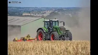 FENDT 927 & GYRAX 620 | Broyage des r&eacute;sidus de colza