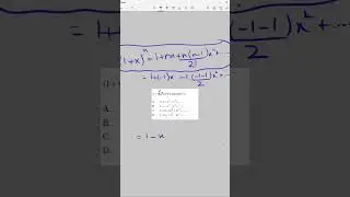 #Binomial Theorem