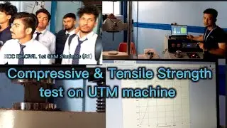 | Tensile & Compression test on UTM machine | Full procedure (नेपाली) |  KANTIPUR CITY COLLEGE |