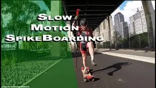 ENRIQUE CUBILLO Slow Motion SpikeBoarding  NYC