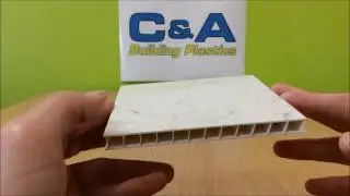 White Marble Shower Panel Close Up
