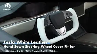 Mewant White Cover for Tesla Model S, customize supported