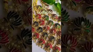 Lotus Necklace onam collections ###  limited stock
