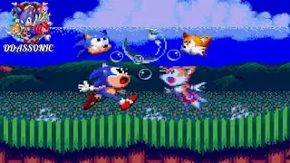 Sonic The Hedgehog 2 In Underwater • Sonic Classic Hack