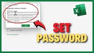 How to Set Password on Excel Sheet