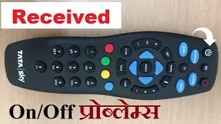 Tata Play New Remote set up - Solved power on/off issue! Troubleshoot