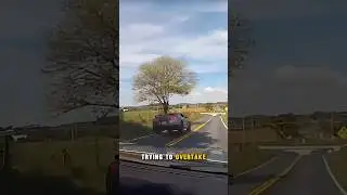 Reckless Driver Tries To Overtake on a Hill #dashcam #driving #usa