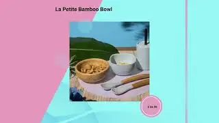 La Petite Bamboo Bowl