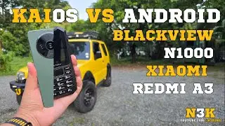 KaiOS vs Android 2025 |  Blackview N1000 vs Xiaomi Redmi A3