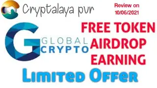 Global Crypto.exchange token free earning | Free GCX