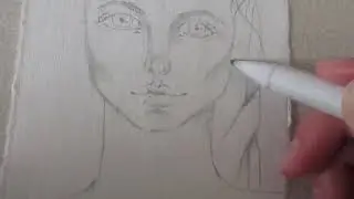 Drawing a whole face for a change. #art #fantasyartist #portrait #portraitdrawing #drawing