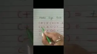 Do you know this maths rules?/Maths sign rules➖➕/ Positive and Negative rules #maths#shorts