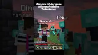 Dimeax tritt das erste mal dem Minecraft Risiko Server bei #minecraft #minecraftrisiko #shorts