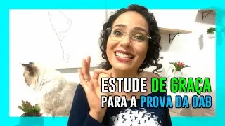 👍 Como Estudar DE GRA&Ccedil;A para a 1&ordf; Fase da OAB [estude sem cursinho]