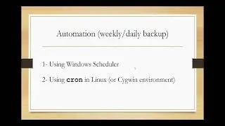 Automatic Backup from several computers running Windows, using 'rsync' (Part 2)
