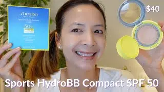 Shiseido Sports HydroBB Compact SPF 50: тест на износ | Тиана Ле