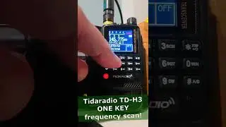 #Tidradio TDH3 one key frequency scan ! (TD-H3)