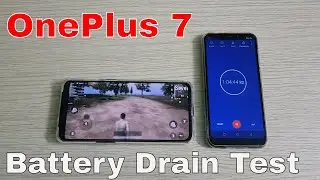 OnePlus 7 Battery Drain Test (100-0%)