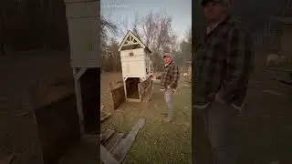 Building the GOATS  a PLAYHOUSE and PLAY AREA  from some scrap wood (PART 1)