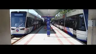 VLT BAIXADA SANTISTA PERCURSO COMPLETO DA ESTAÇÃO BARREIROS(SÃO VICENTE)ATÉ A ESTAÇÃO PORTO (SANTOS)