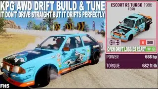 FH5 AWD DRIFT TUNE 1986 FORD ESCORT RS TURBO