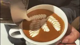 latte art by; ali azizi