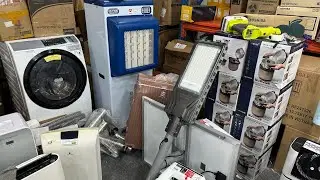 Đồ gia dụng bãi Nhật giá rẻ. Quạt hơi nước. Ấm đun siêu tốc. Máy giặt. Đèn năng lượng.Bếp nướng điện