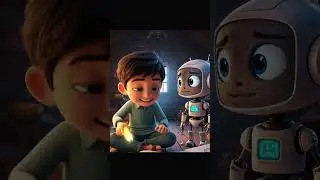 Fun kahani Ai Jadoo Pencil Ki Kahani ✏️ | AI Robot Aur Bache Ki Moral Story🤖 | Kids Urdu Story