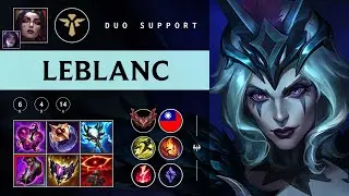 LeBlanc Support vs Zyra - TW Grandmaster Patch 25.24
