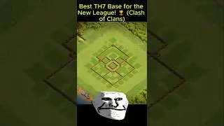 Best TH7 Base for the New League! 🏆 (Clash of Clans)#shots #coc #clashofclans #th7base #shortvideo